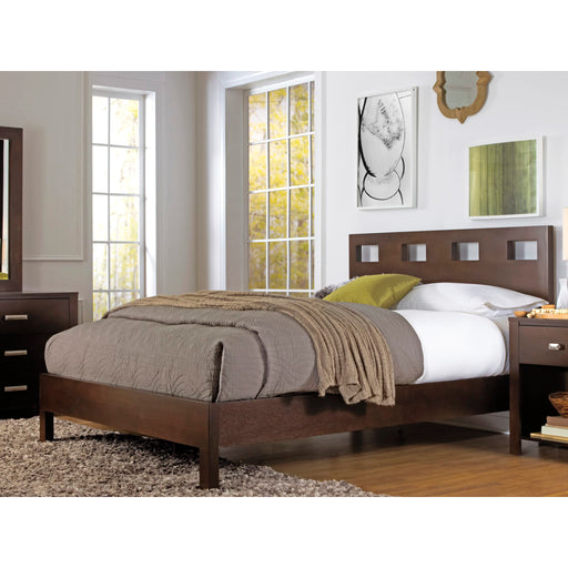 Modus Riva Wood Bed in Chocolate BrownMain Image