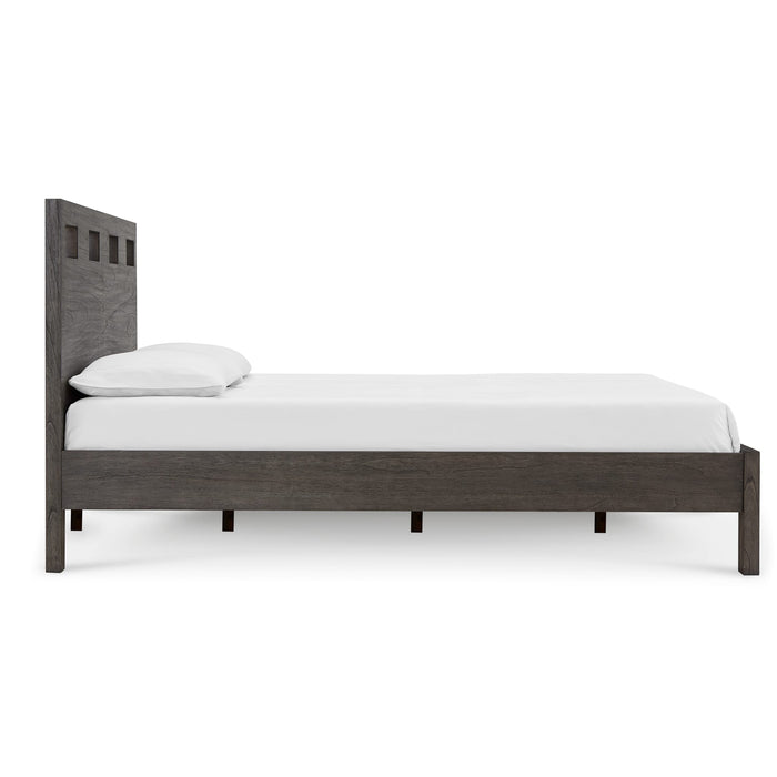 Modus Riva Wood Bed in SharkskinImage 5