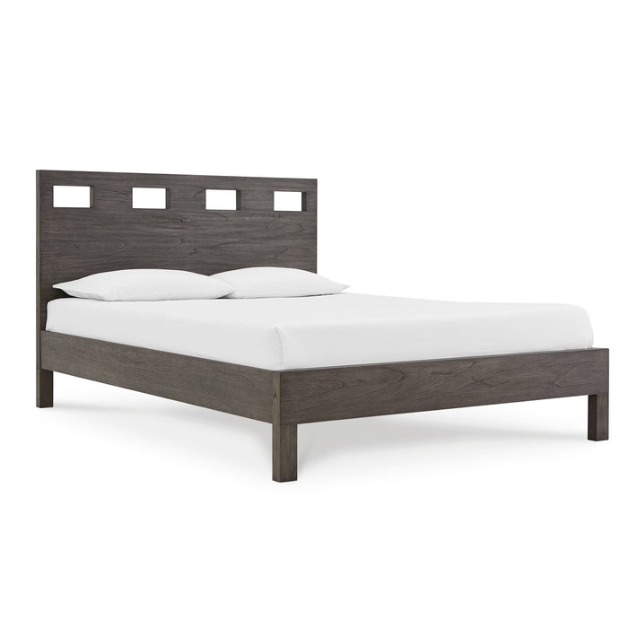 Modus Riva Wood Bed in SharkskinImage 6