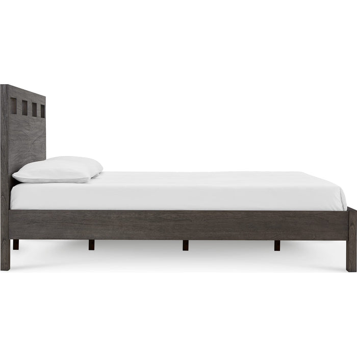 Modus Furniture Riva Wood Bed in Sharkskin  RVGXJ  Image 5