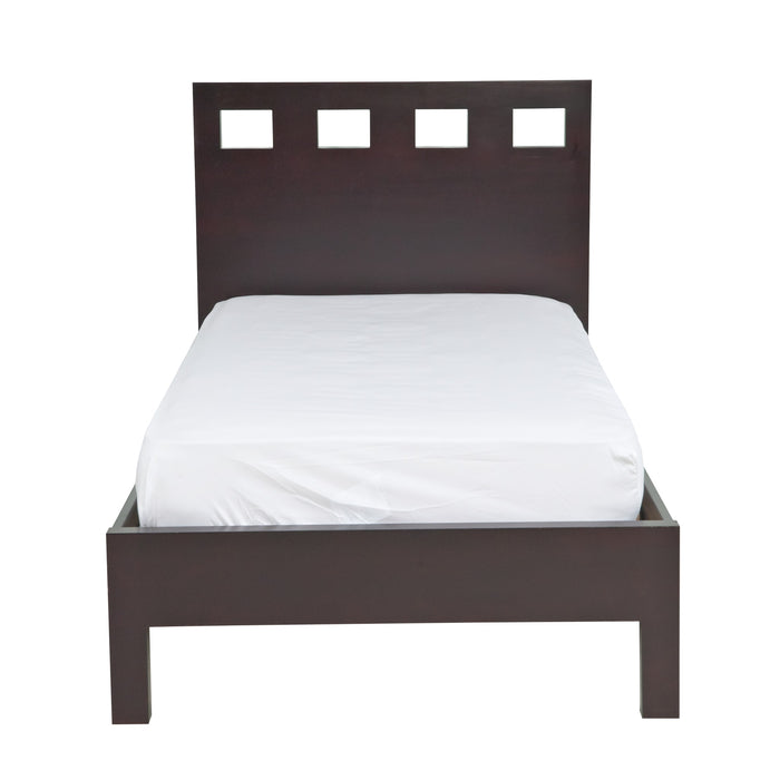 Modus Riva Wood Platform Bed in Espresso Image 6