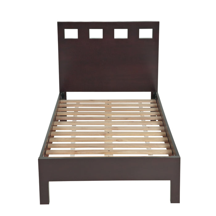 Modus Riva Wood Platform Bed in EspressoImage 8