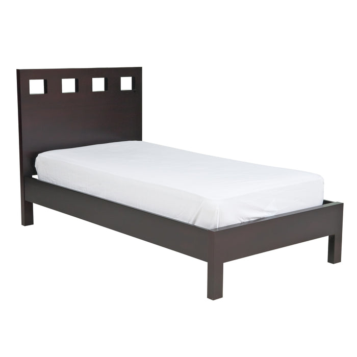 Modus Riva Wood Platform Bed in Espresso Image 5