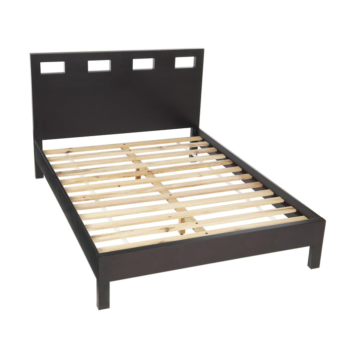 Modus Riva Wood Platform Bed in EspressoImage 9
