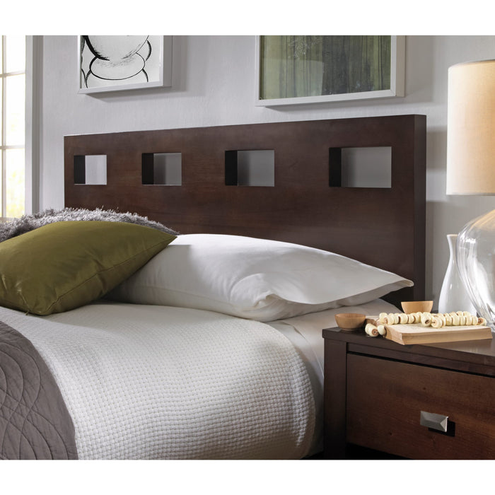 Modus Furniture Riva Wood Storage Bed in Chocolate Brown  RV26D  Image 2