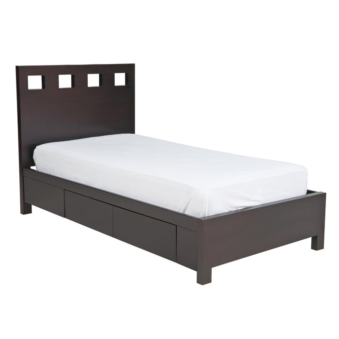 Modus Riva Wood Storage Bed in Espresso Image 6