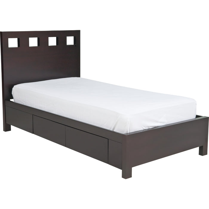 Modus Furniture Riva Wood Storage Bed in Espresso  RV23D  Image 6