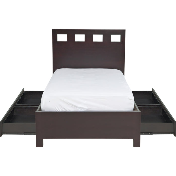 Modus Furniture Riva Wood Storage Bed in Espresso  RV23D  Image 7