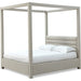Modus Furniture Rockford Upholstered Canopy Bed in Turtle Dove Linen (2026)  MQNCS  Image 4