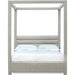 Modus Furniture Rockford Upholstered Canopy Bed in Turtle Dove Linen (2026)  MQNCS  Image 5