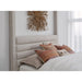 Modus Furniture Rockford Upholstered Canopy Bed in Turtle Dove Linen  MQNCH  Image 3