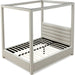 Modus Furniture Rockford Upholstered Canopy Bed in Turtle Dove Linen  MQNCH  Image 7