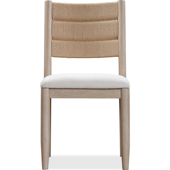 Modus Furniture Rockport Danish Cord Dining Chair in Chai 655450437311 QBTK63A Image 1