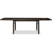 Modus Furniture Rockport Double Extension Dining Table in Yin 655450437212 QBTS60 Image 4
