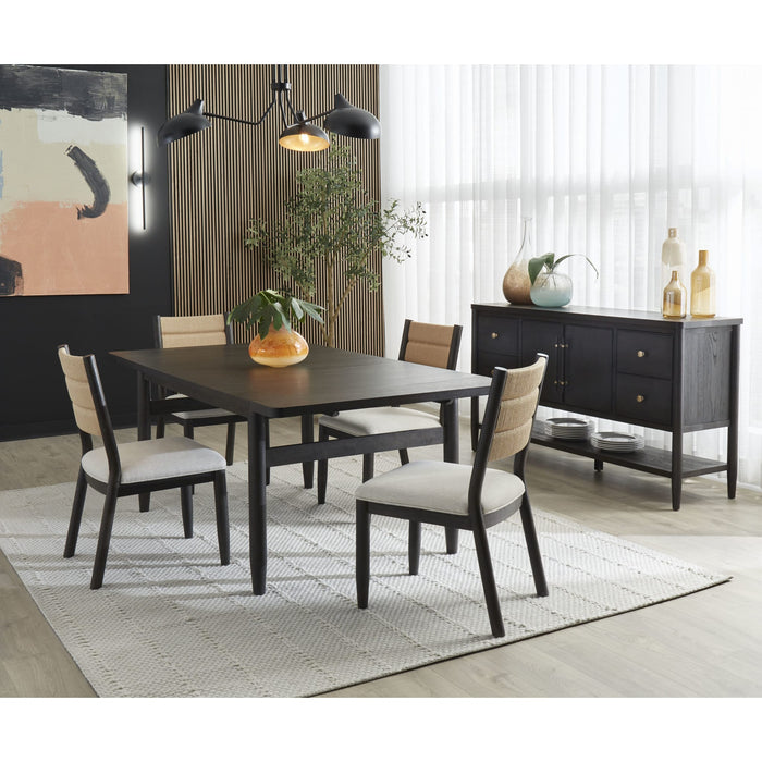 Modus Furniture Rockport Double Extension Dining Table in Yin 655450437212 QBTS60 Image 6