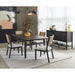 Modus Furniture Rockport Double Extension Dining Table in Yin 655450437212 QBTS60 Image 6