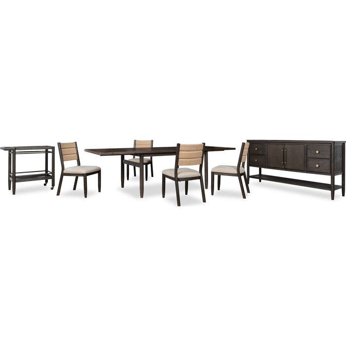 Modus Furniture Rockport Double Extension Dining Table in Yin 655450437212 QBTS60 Image 8