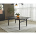 Modus Furniture Rockport Double Extension Dining Table in Yin 655450437212 QBTS60 Main Image