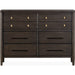 Modus Furniture Rockport Eight Drawer Oak Wood Dresser in Yin 655450437984 QBTS82T Image 8