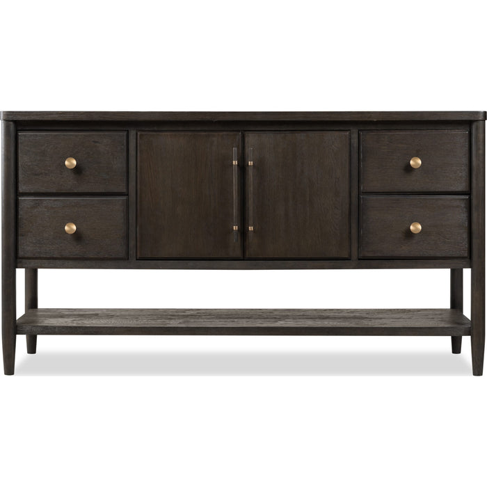 Modus Furniture Rockport Four Drawer Two Door Sideboard in Yin 655450437250 QBTS78 Image 1