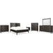 Modus Furniture Rockport Oak Wood Platform Bed in Yin  QBTSK  Image 10