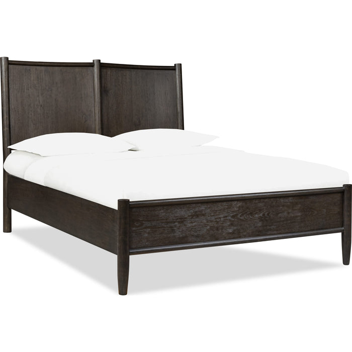 Modus Furniture Rockport Oak Wood Platform Bed in Yin  QBTSK  Image 4
