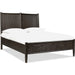 Modus Furniture Rockport Oak Wood Platform Bed in Yin  QBTSK  Image 4