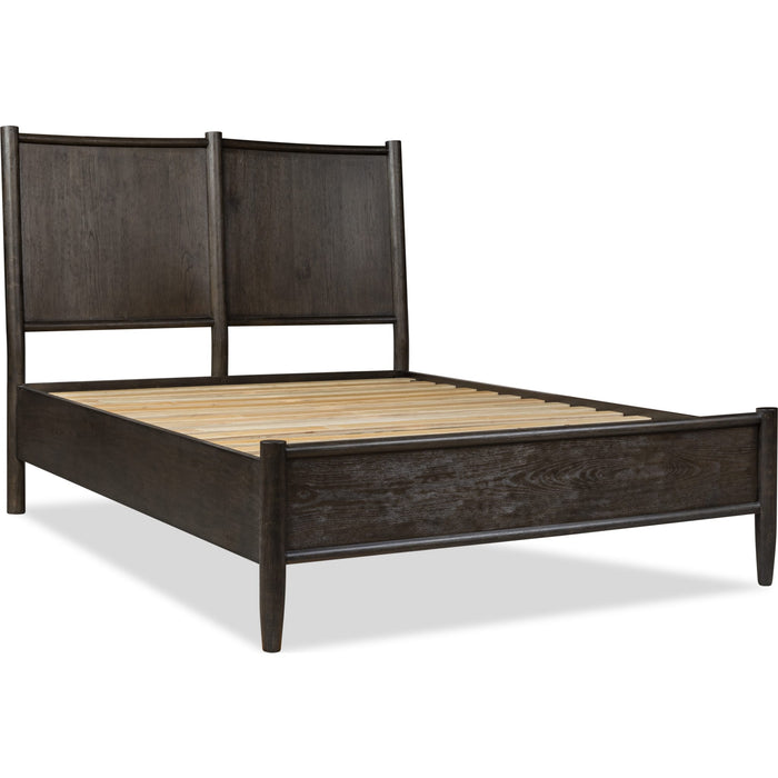 Modus Furniture Rockport Oak Wood Platform Bed in Yin  QBTSK  Image 6