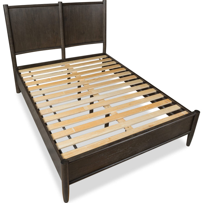 Modus Furniture Rockport Oak Wood Platform Bed in Yin  QBTSK  Image 8