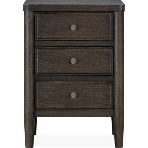 Modus Furniture Rockport Three Drawer Small Nightstand in Yin 655450437960 QBTS81D Image 2