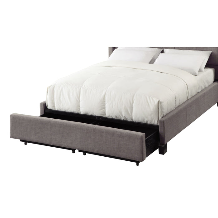 Modus Royal Tufted Footboard Storage Bed in Dolphin Linen Image 5