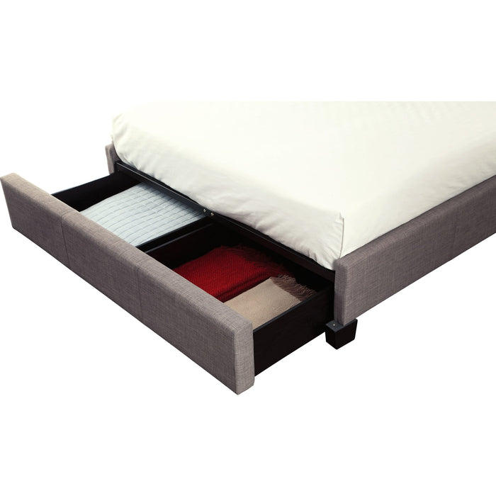 Modus Furniture Royal Tufted Footboard Storage Bed in Dolphin Linen (2026)  XYH3E  Image 4