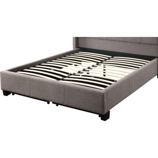 Modus Furniture Royal Tufted Footboard Storage Bed in Dolphin Linen  3ZH3D 11 Image 7