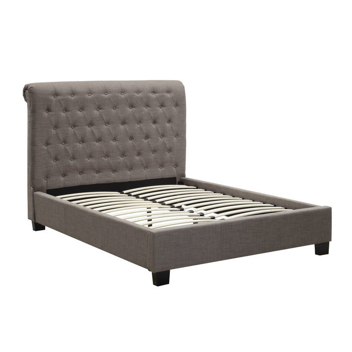 Modus Royal Tufted Platform Bed in Dolphin Linen Image 5