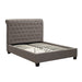 Modus Royal Tufted Platform Bed in Dolphin Linen Image 5