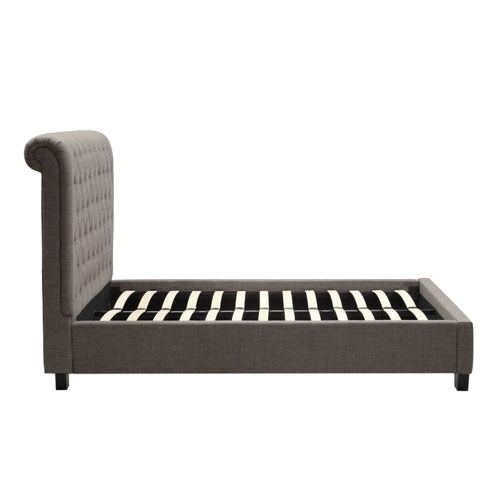 Modus Royal Tufted Platform Bed in Dolphin Linen Image 6
