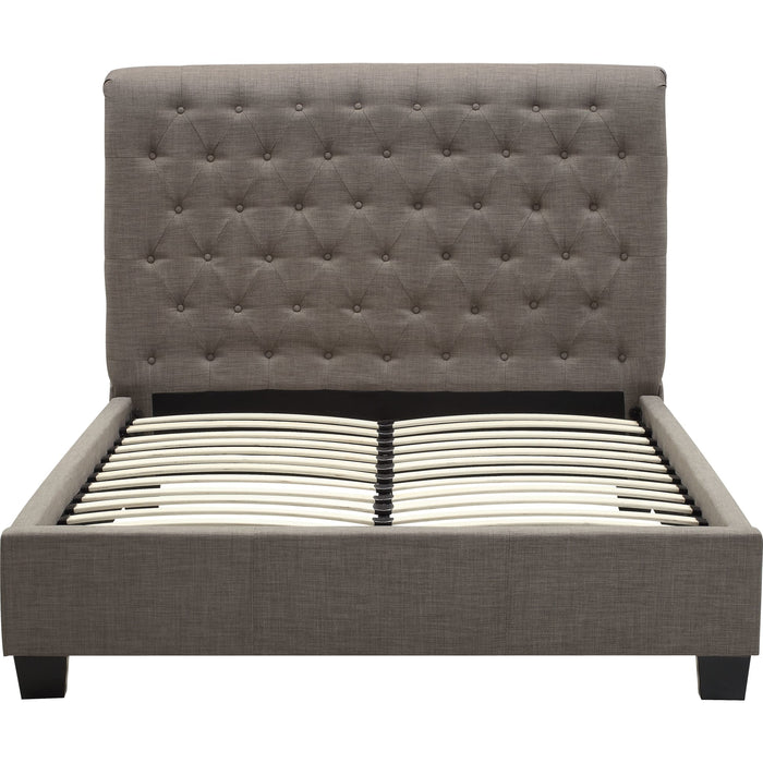 Modus Furniture Royal Tufted Platform Bed in Dolphin Linen (2026)  XYH3D  Image 2