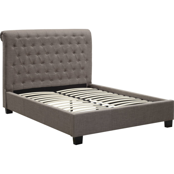 Modus Furniture Royal Tufted Platform Bed in Dolphin Linen (2026)  XYH3D  Image 3