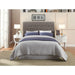Modus Furniture Royal Tufted Platform Bed in Dolphin Linen  3ZH3L 11 Image 1