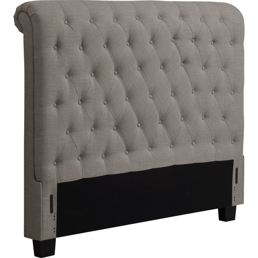 Modus Furniture Royal Tufted Upholstered Headboard in Dolphin Linen (2026)  XYH3D BH Main Image