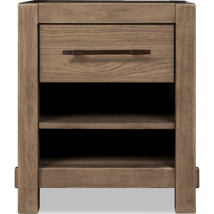 Modus Furniture Roycroft 1 Drw NS  Hrvst Wood 655450517372 XF3C81 Main Image