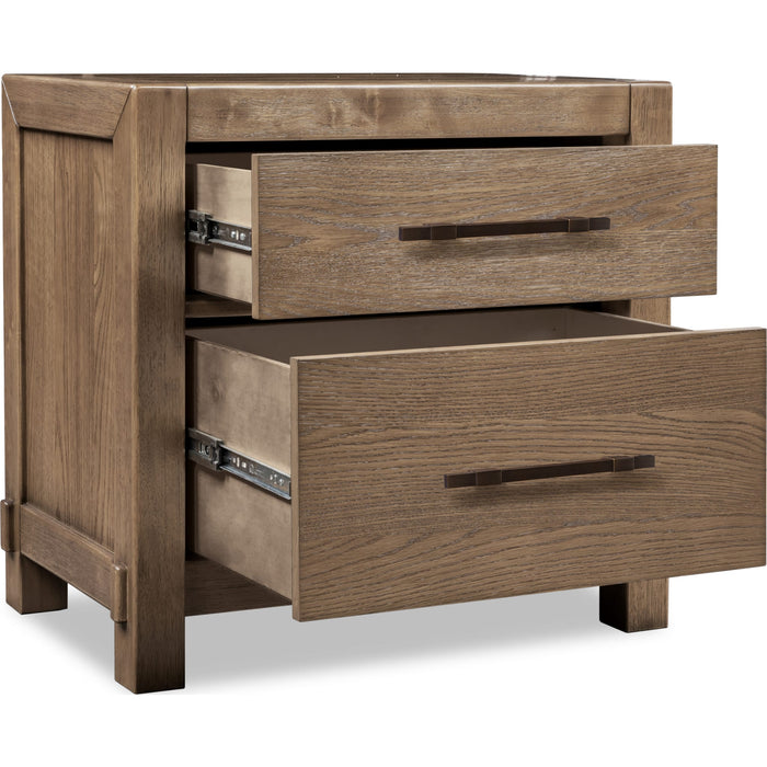 Modus Furniture Roycroft 2 Drw NS  Hrvst Wood 655450517389 XF3C81B Image 2