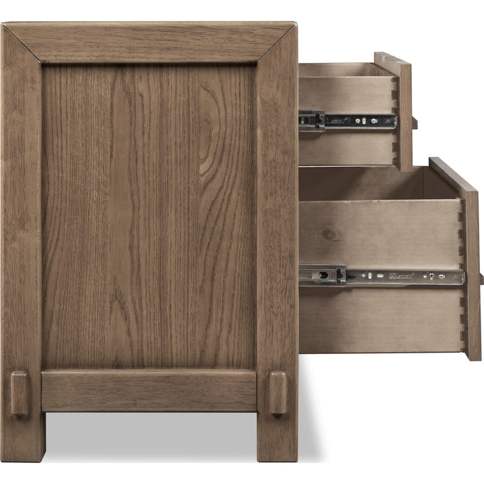 Modus Furniture Roycroft 2 Drw NS  Hrvst Wood 655450517389 XF3C81B Image 3