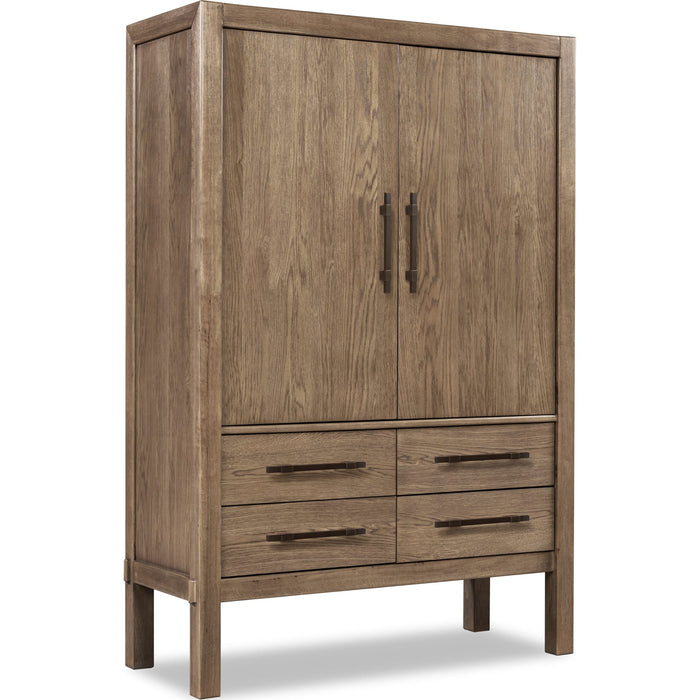 Modus Furniture Roycroft Accnt Chest  Hvst Wd 655450517426 XF3C85 Image 1