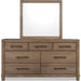Modus Furniture Roycroft Dresser  Harvst Wood 655450517396 XF3C82 Main Image