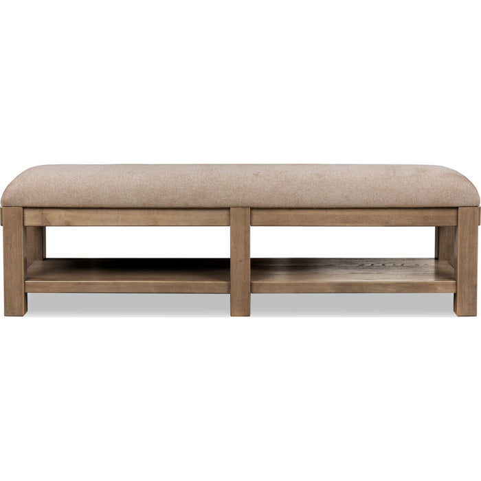 Modus Furniture Roycroft WdUp Bench  BnH Wd 655450517433 XF3C88 Main Image