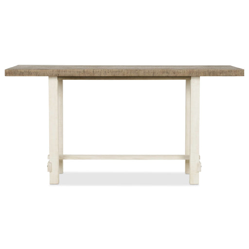 Modus Rutherford Rectangular Wooden Counter Table in Drift and Antique WhiteMain Image