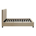 Modus Saint Pierre Upholstered Platform Bed in Toast LinenImage 6