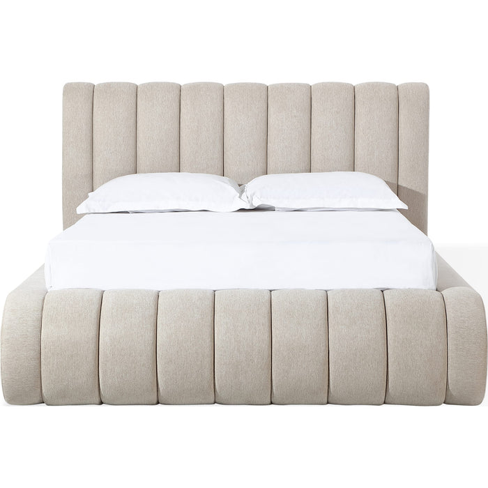 Modus Furniture Savage Maximalist Upholstered Bed in Sandy Chenille  SRXKH  Image 3