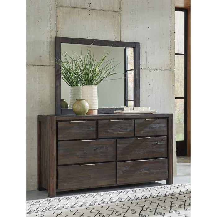 Modus Savanna Seven Drawer Solid Wood Dresser in Coffee Bean (2024)Image 4